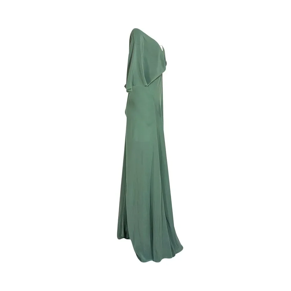 Cortana - Green Tie-Back Maxi Dress Sz 8